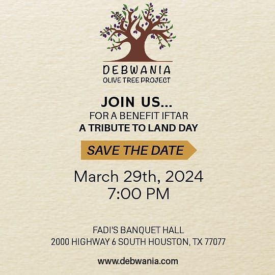 DEBWANIA Olive Tree Project / Benefit Iftar