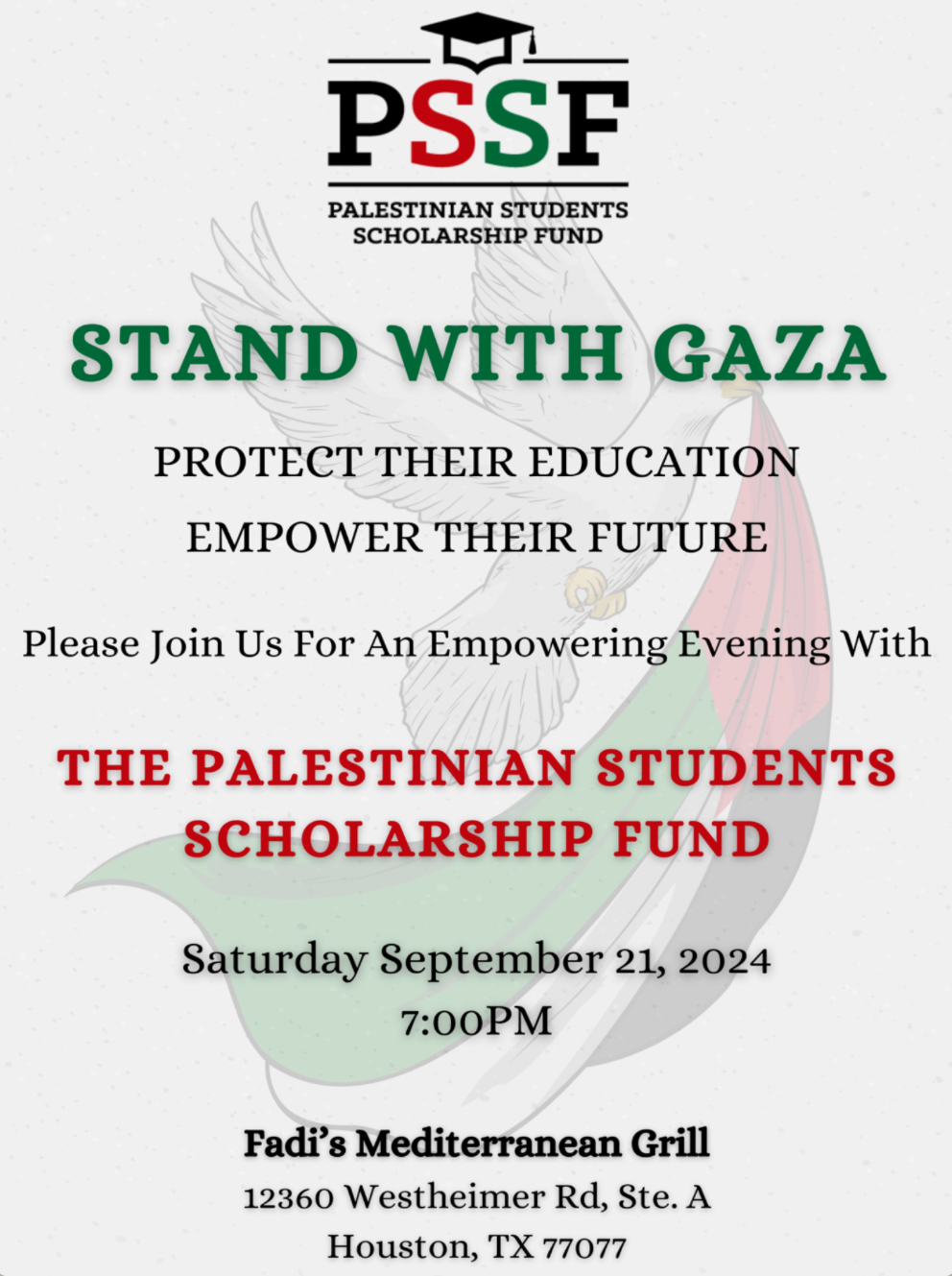 PSSF / The Palestinian Students Scholarship Fund