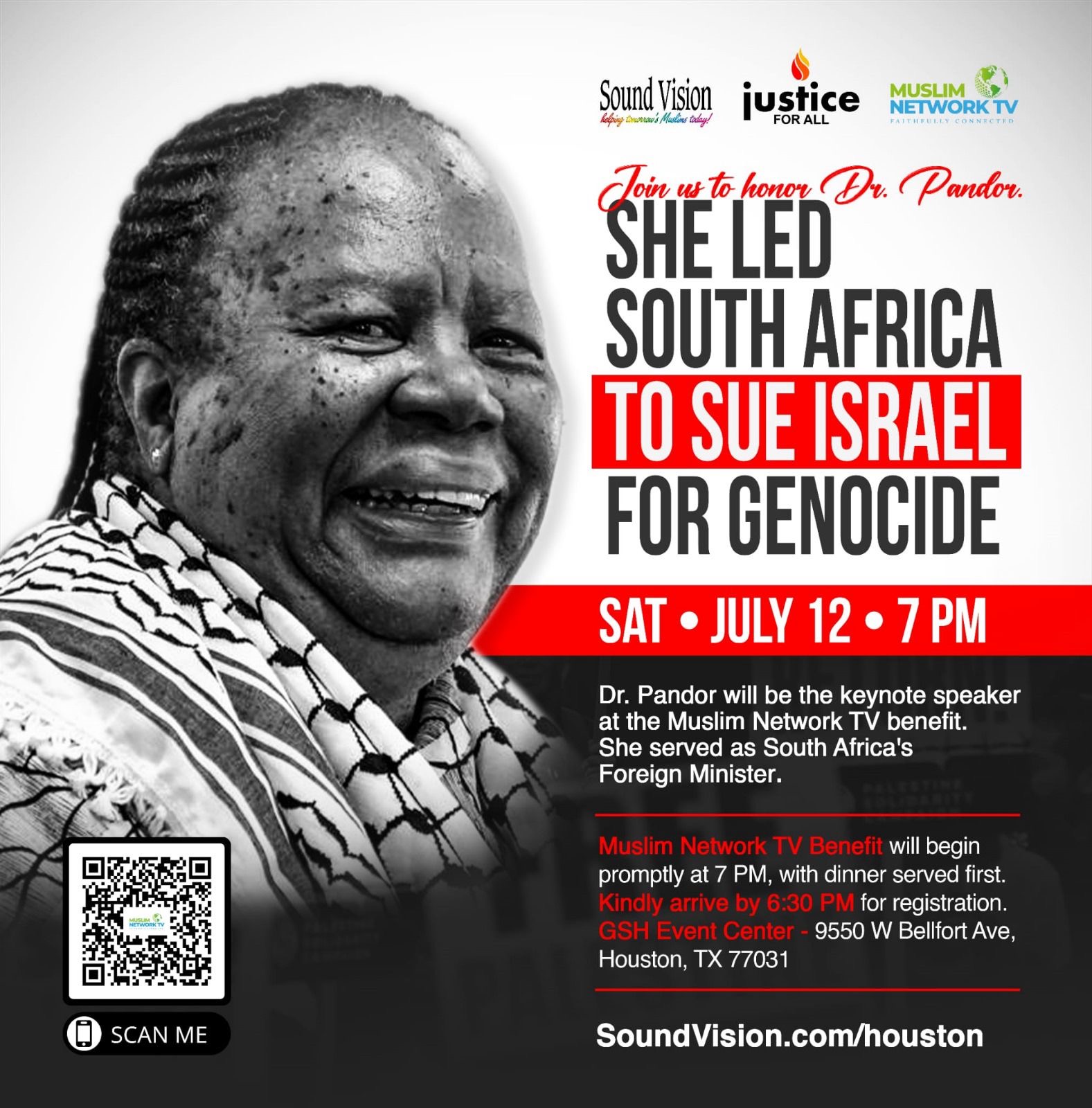 Join us to Honor Dr. Pandor