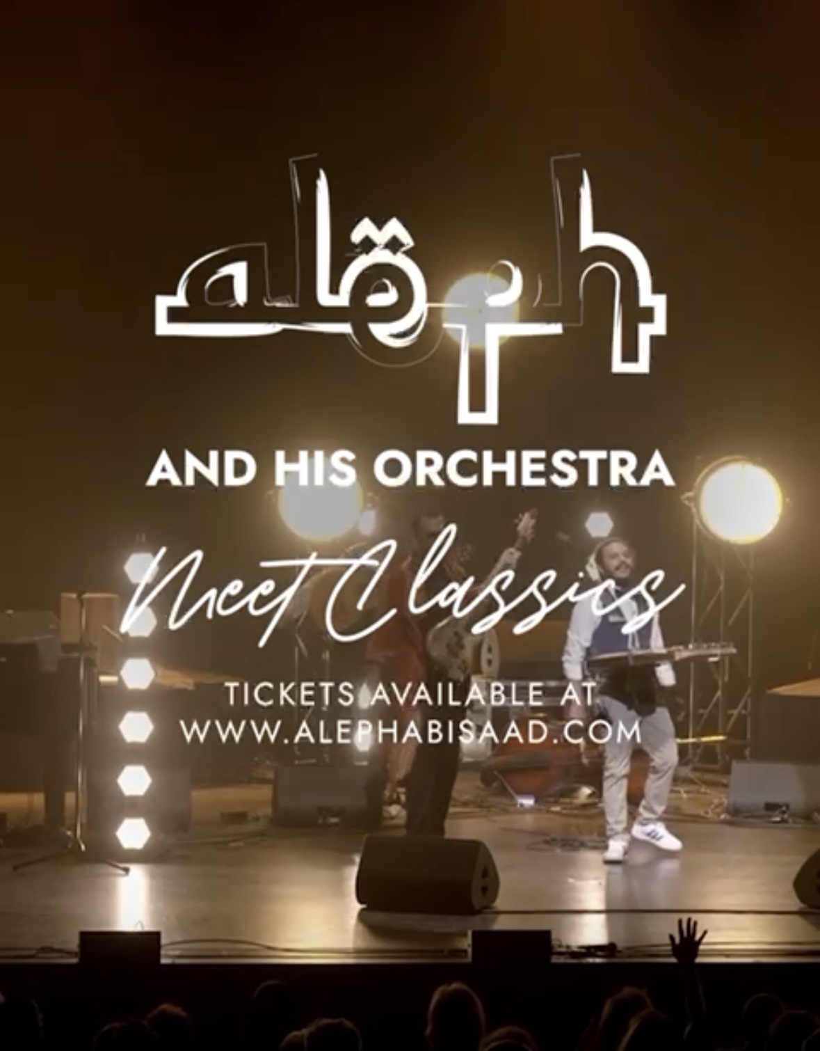 Aleph and his orchestra live in Houston 🎶