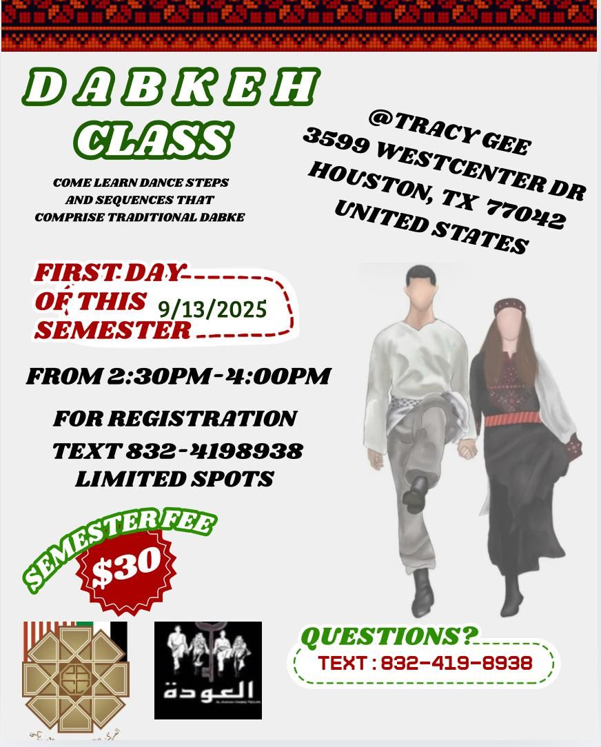 Palestinian Dabkeh Workshop